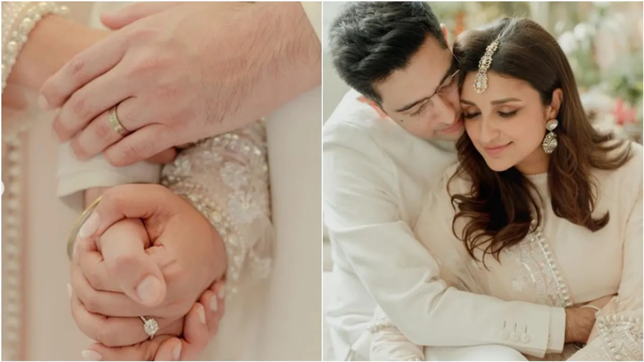 parineeti chopra, raghav chadha, parineeti chopra engaged, parineeti chopra fiance, raghav chadha aap, parineeti chopra raghav chadha engagement, parineeti chopra raghav chadha engagement pictures, AAP, Parineeti, raghav, priyanka chopra