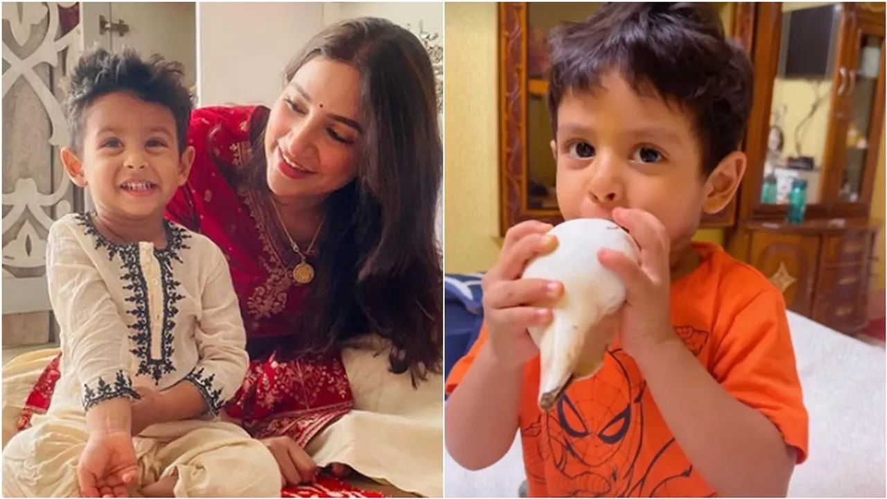 shubhashree ganguly, raj chakraborty, shubhashree-raj son, yuvan raj chakraborty son, রাজ-শুভশ্রী, ইউভান, রাজের ছেলে ইউভান, shubhashree ganguly news, shubhashree ganguly update indian express entertainment news, express entertainment news, entertainment news today