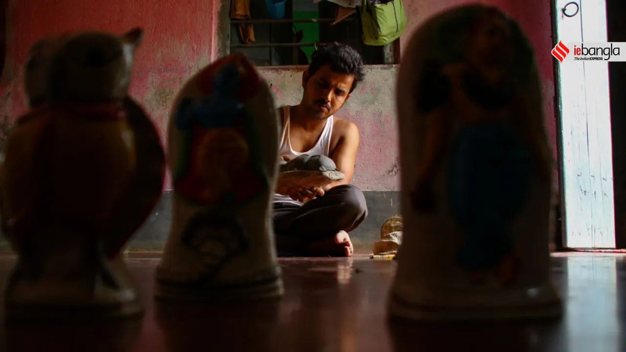 The puppet industry of Jayanagar Majilpur is still popular