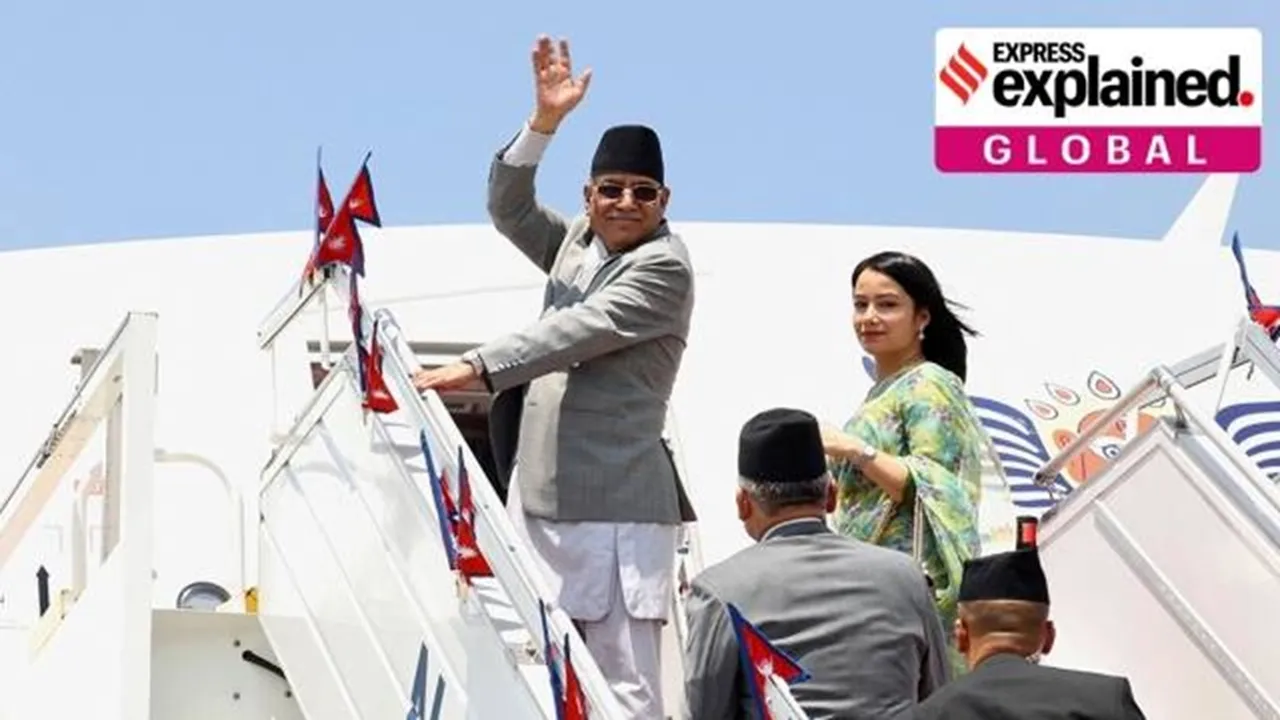 Nepal Pm visit to India
