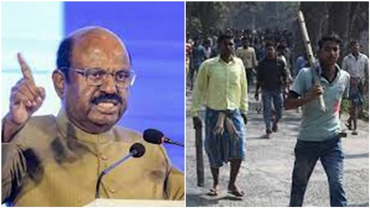 governor c v anand bose went canning after panchayat poll vandalism