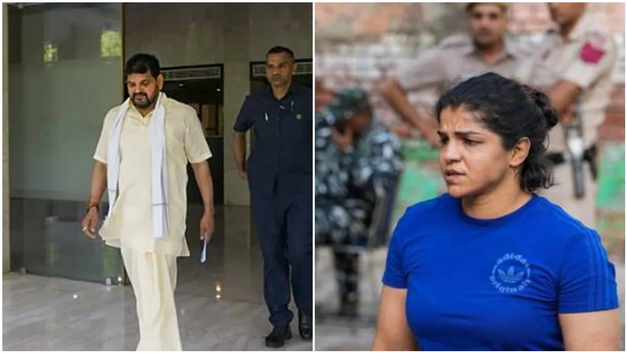 Sakshi Malik, Brij Bhushan Sharan Singh, Brij Bhushan sexual harassment, Brij Bhushan police complaint, women wrestlers, BJP MP, Wrestling Federation of India, WFI president, Wrestling News, Sports News, Indian Express