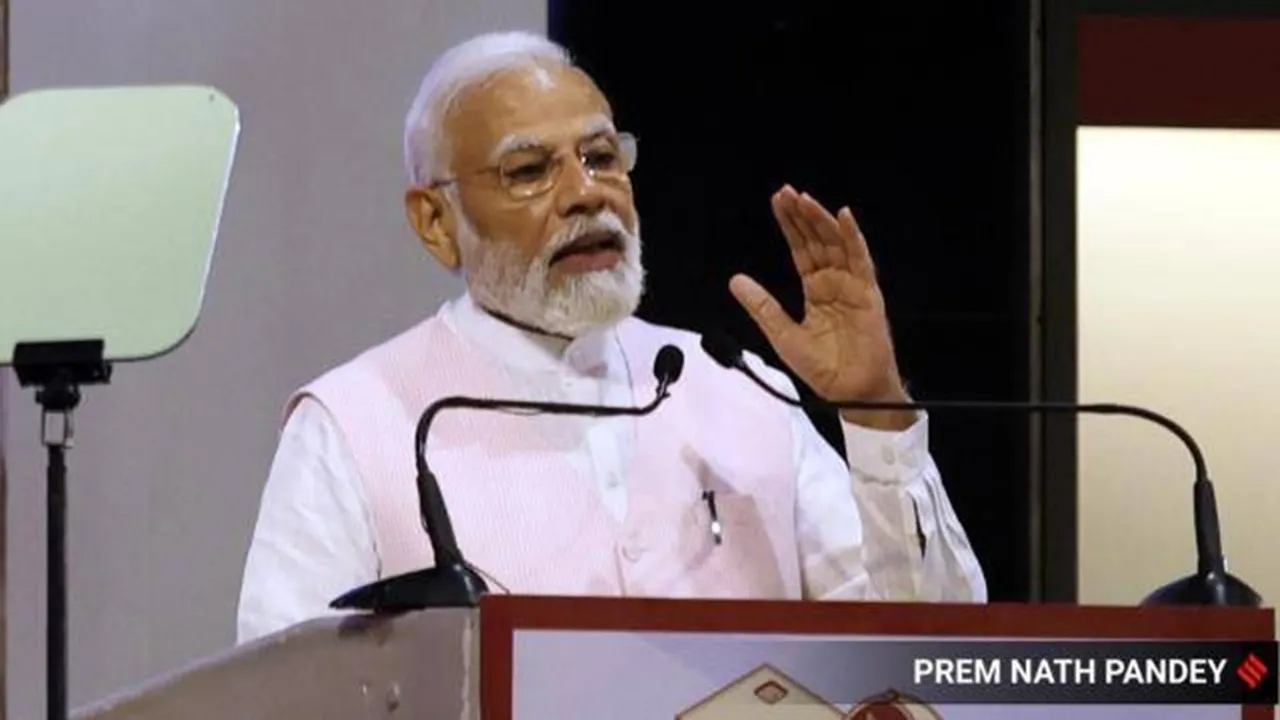 pm modi speech, g20 development ministers meet, g20 meeting varanasi, pm modi g20 speech, pm modi digitalisation, india digitalisation, pm modi news, s jaishankar, indian express"