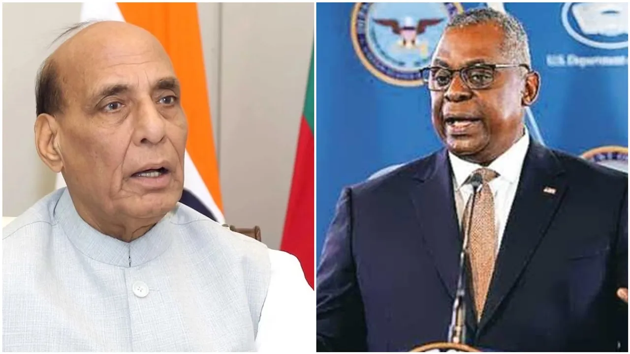 "Lloyd Austin, Lloyd Austin india visit, Lloyd Austin in india, Lloyd Austin singh meet, rajnath singh, defence minister Rajnath Singh, US secretary of defence Lloyd Austin, Indian Express, India news, current affairs