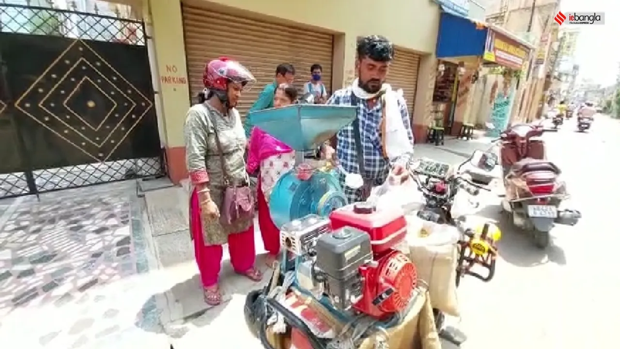 duare sattu in burdwan town chandan lal srivastav , দুয়ারে ছাতু চন্দনলাল শ্রীবাস্তব বর্ধমান