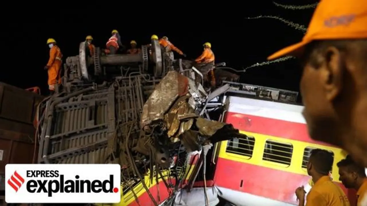 human hand in Odisha train crash