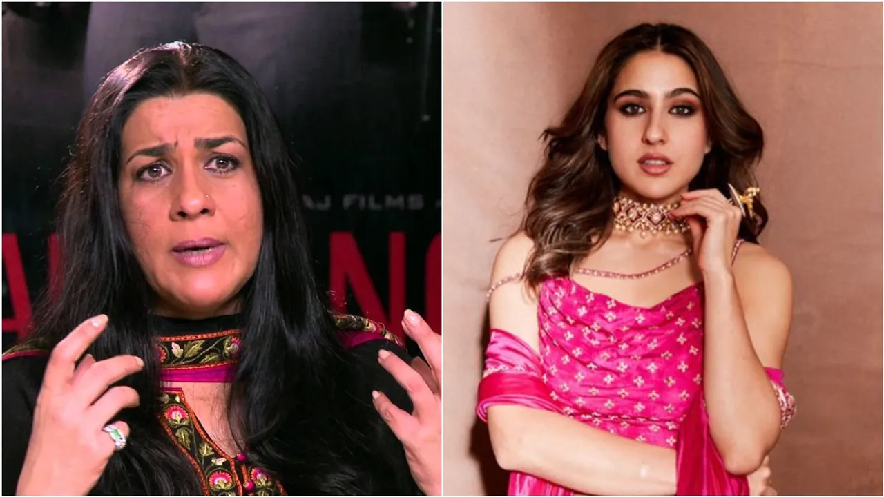 Sara ali khan, Amrita singh, sara amrita, Sara ali khan news, Sara ali khan update, Sara ali khan bollywood, Sara ali khan insults mother amrita, Sara ali khan with vicky kaushal, Sara ali khan at mahakal temple, Sara ali khan controversy, সারা আলি খান, bolly world indian express entertainment news, express entertainment news, latest entertainment news, আজকের বিনোদনের খবর, বিনোদন