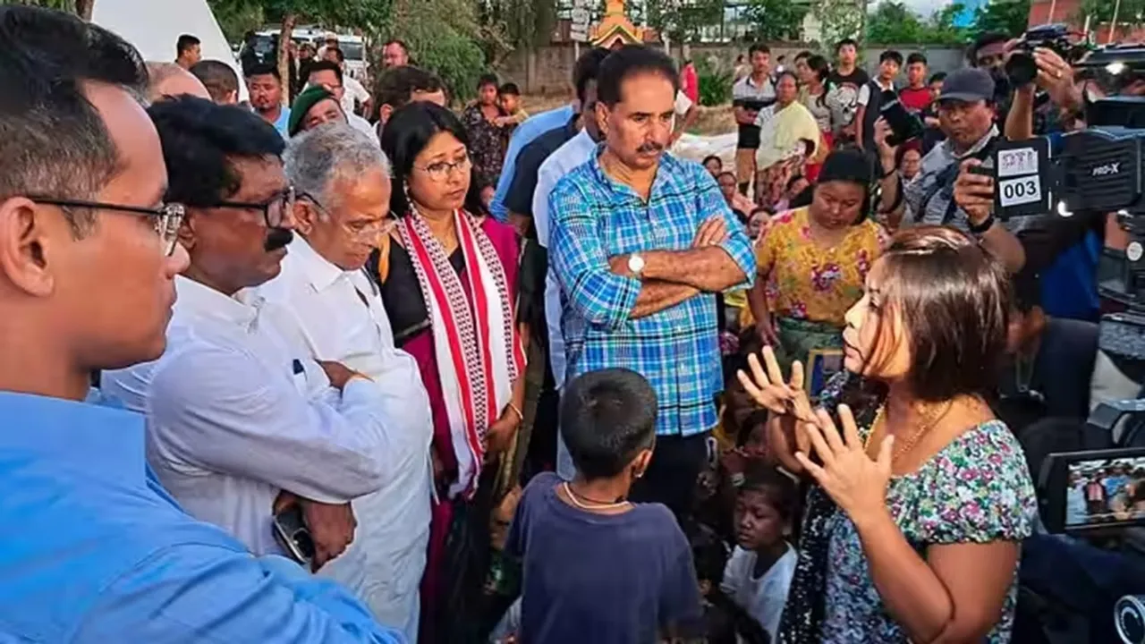 opposition team visit manipur, manipur violence, opposition MPs manipur visit, INDIA alliance manipur visit, INDIA alliance, manipur violence hit regions, manipur opposition visit live updates, manipur live new