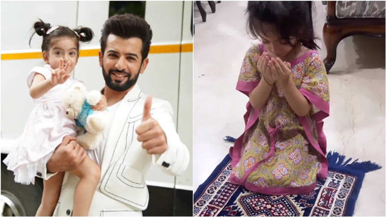 jay bhanushali, mahi vij, jay mahi daughter tara, jay bhanushali daughter, jay bhanushali tv actor, জয় ভানুশালী, hindu actor doing namaz, নামাজ পড়ছেন জয়ের মেয়ে, trending news, trending news today, trending news update, viral story, tollywood news, entertainment news, latest entertainment news, বিনোদন, আজকের বিনোদনের খবর, ie entertainment news, entertainment update, Indian express entertainment news, আজকের বাংলা খবর, bangla news today, today bengali news