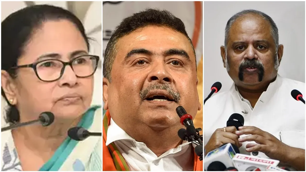 panchayat election is carnival of demoncracy said suvendu adhikary , 'রাক্ষসতন্ত্রের কার্নিভাল', মমতা ও কমিশনারকে বেনজির আক্রমণ শুভেন্দুর