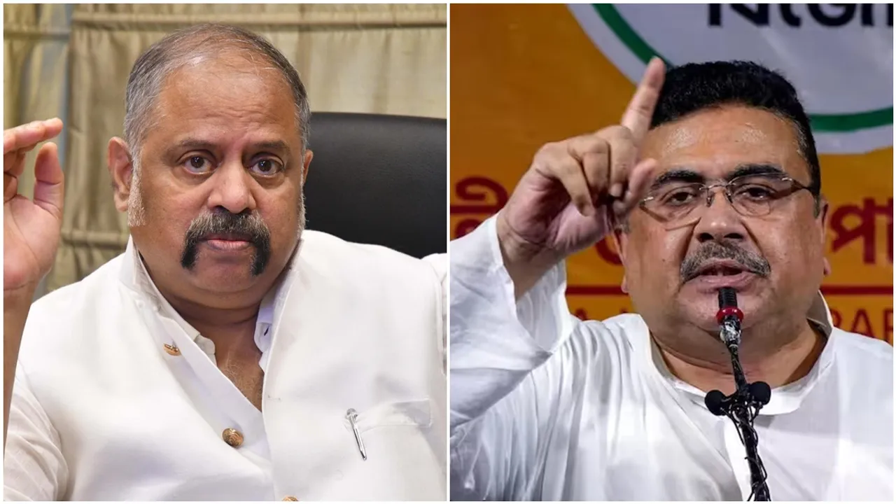 Shuvendu Adhikari warns Rajeev Sinha by calling for panchayat poll violence , 'আর কত রক্ত চাই? সন্ধ্যায় কমিশনে তালা ঝোলাব', ফোনে কমিশনার রাজীবকে হুঁশিয়ারি শুভেন্দুর