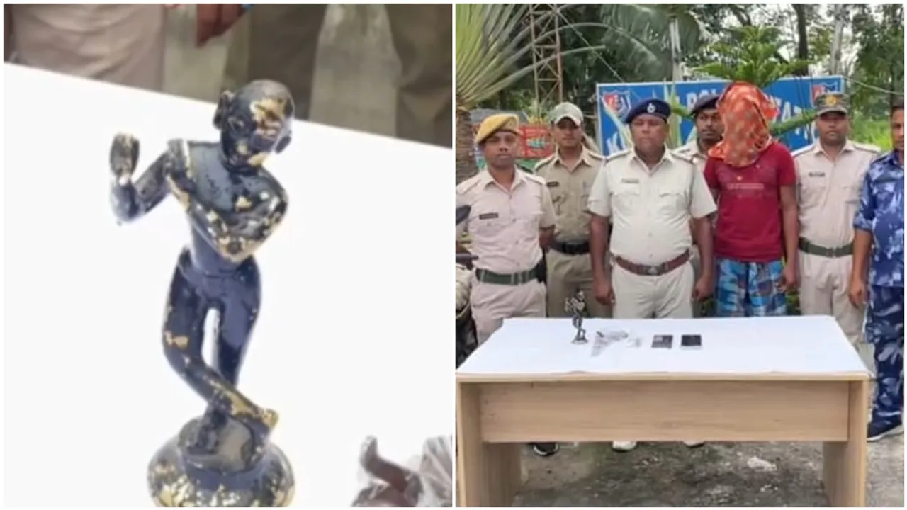 police arrested the main culprit of cheating with the bait of selling gold idol