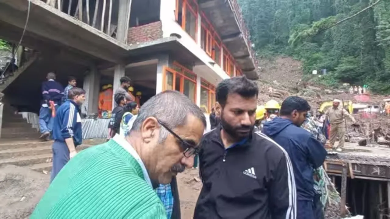 Collapsed temple site in Shimla