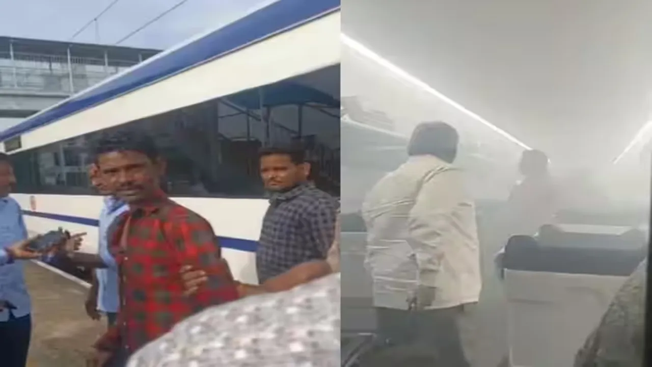 "Vande Bharat Express, Vande Bharat Express Train, Vande Bharat Cigarette, Vande Bharat Train Cigarette, Tirupati, Andhra Pradesh, Secunderabad, Fire Alarm, Viral News, Viral News Hindi, Viral News Hindi Today, Video Viral News, Video Viral, Trending News, Trending News Hindi, Trending News In Hindi, Viral, Viral Video, Viral News, Viral Funny Photo, Funny Video Viral, Funny Photos Viral, Social Media Funny Photos, Social Media Funny Videos, Trending Content, Bizarre News, OMG News, Weird News