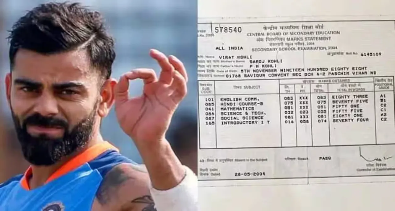 virat kohli, virat kohli post, virat kohli new post, virat kohli cricketer, virat kohli marksheet, marksheet, virat marksheet, virat kohli marks, virat kohli 10th marks, virat kohli 10th marksheet