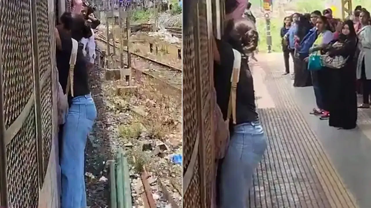 Indian Railway,Viral Video,Mumbai Local,Mumbai Local Viral Video,Train Viral Video,Mumbai Local News,Mumbai Viral Video,Indian Railway Viral Video,Viral Video of Mumbai Local,Trending News,Trending Video