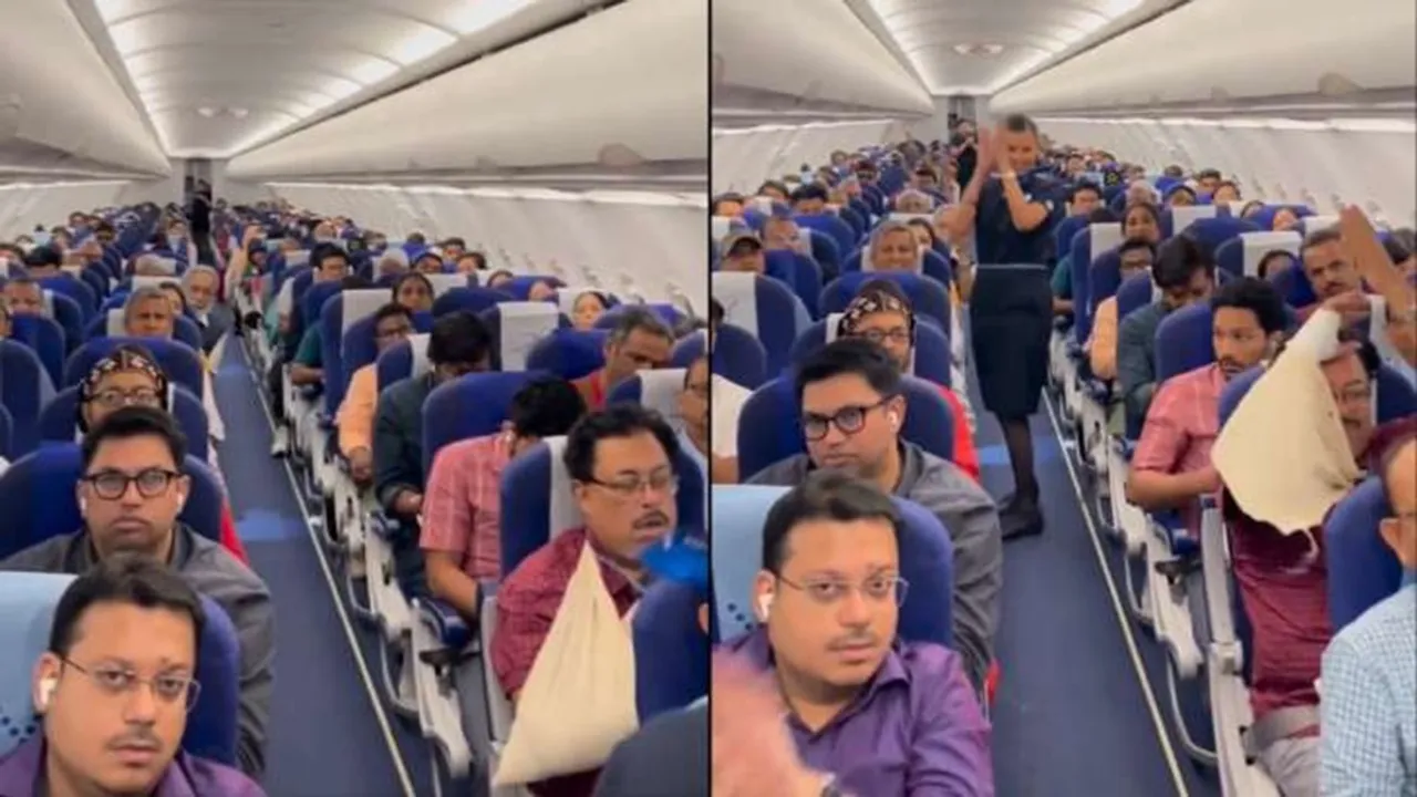 indigo, chandrayaan 3, viral video, india, moon landing, moon mission, pilot, flight, x, twitter,