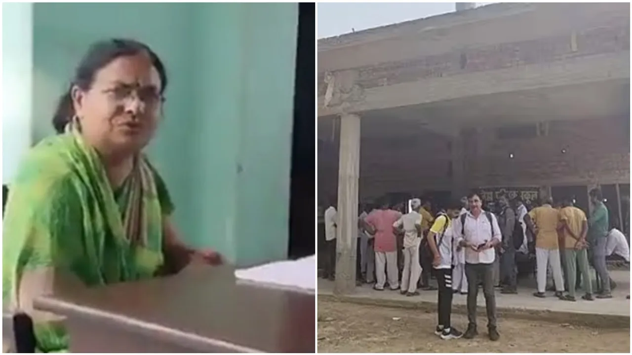 Police, meanwhile, filed an FIR against the teacher, Tripta Tyagi (60), who was seen on video telling the children to hit their classmate “hard
