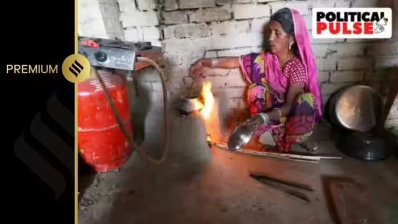 LPG cylinder price cut, LPG cylinder prices, BJP, Cabinet, indian express, assembly elections, political pulse
