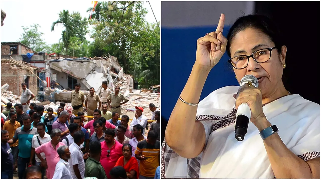 IC of Nilganj police station has been suspended due to the Dattapukur blast incident , দত্তপুকুর বিস্ফোরণকাণ্ডের জের সাসপেন্ড নীলগঞ্জ ফাঁড়ির ওসি