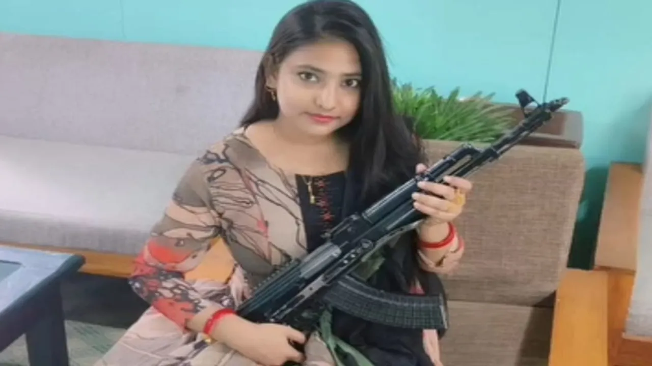 reels of former tmc leaders wife holding a firearm in has gone viral