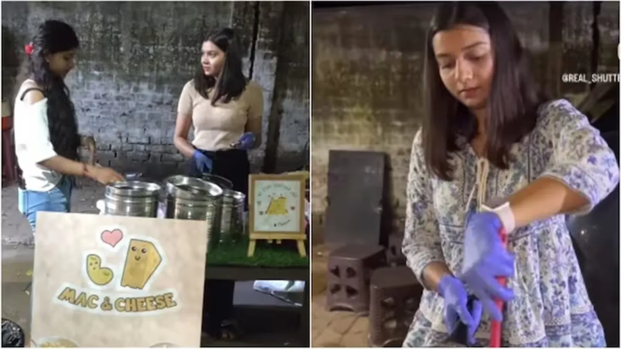 "corporate, employee, chef, pasta, food stall, Ahmedabad, gujarat, viral video, trending, trending stories,",