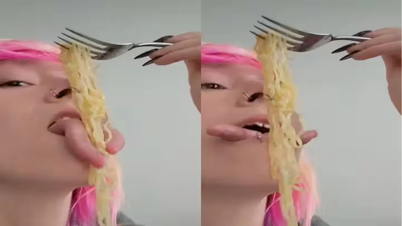 trending,Noodles Video,surgery tongue, Woman With Surgically Split Tongue Viral Video, Woman With Surgically Split Tongue, Viral Video, Woman With Surgically Split Tongue, viiduquette, tattoo artist Vii Duquette, Vii Duquette, Tattoo, tattoo artist with Split Tongue, woman with Split Tongue, woman with Split Tongue video, woman with Split Tongue viral video, Tongue, viral, trending, trending news, trending video, florida man, florida woman, news, Florida news, US, US news,,