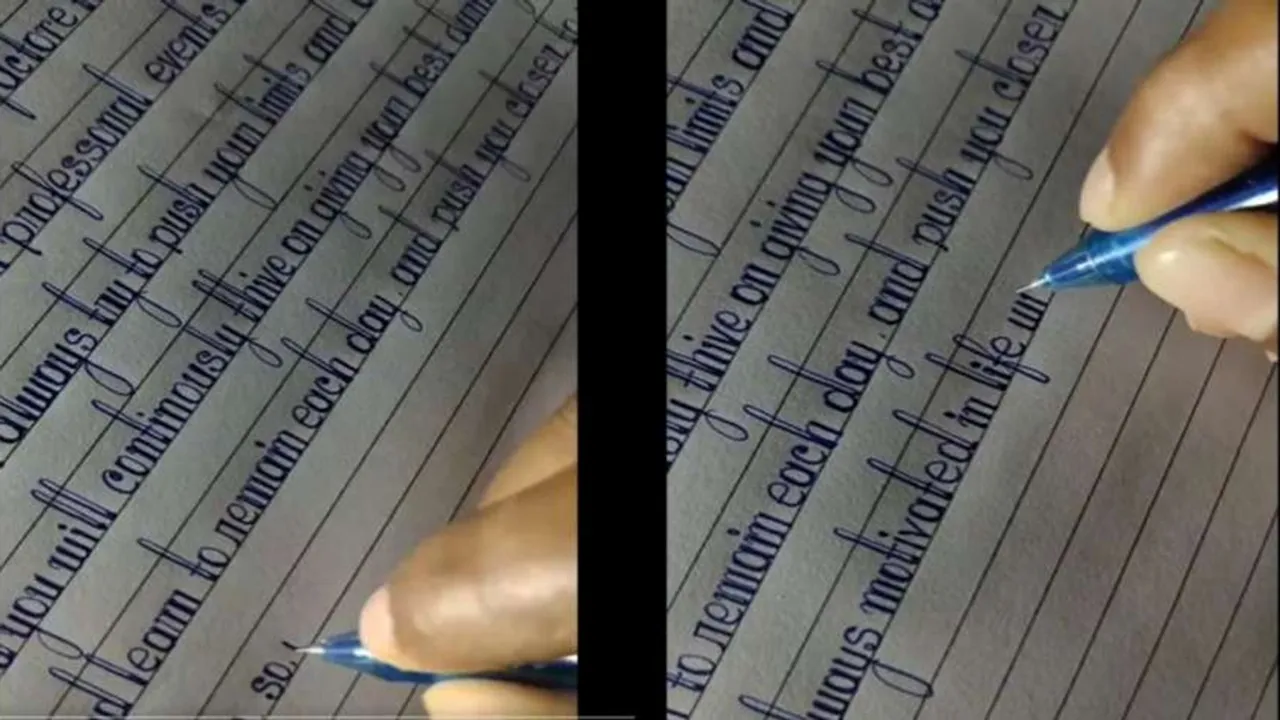 viral news, viral video, trending news trending video, social media viral, best handwriting video, handwriting viral video,
