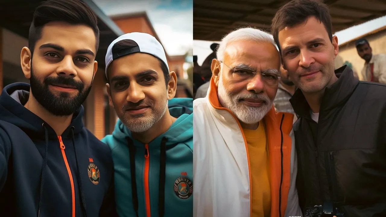 AI Images | Virat Kohli Gautam Gambhir