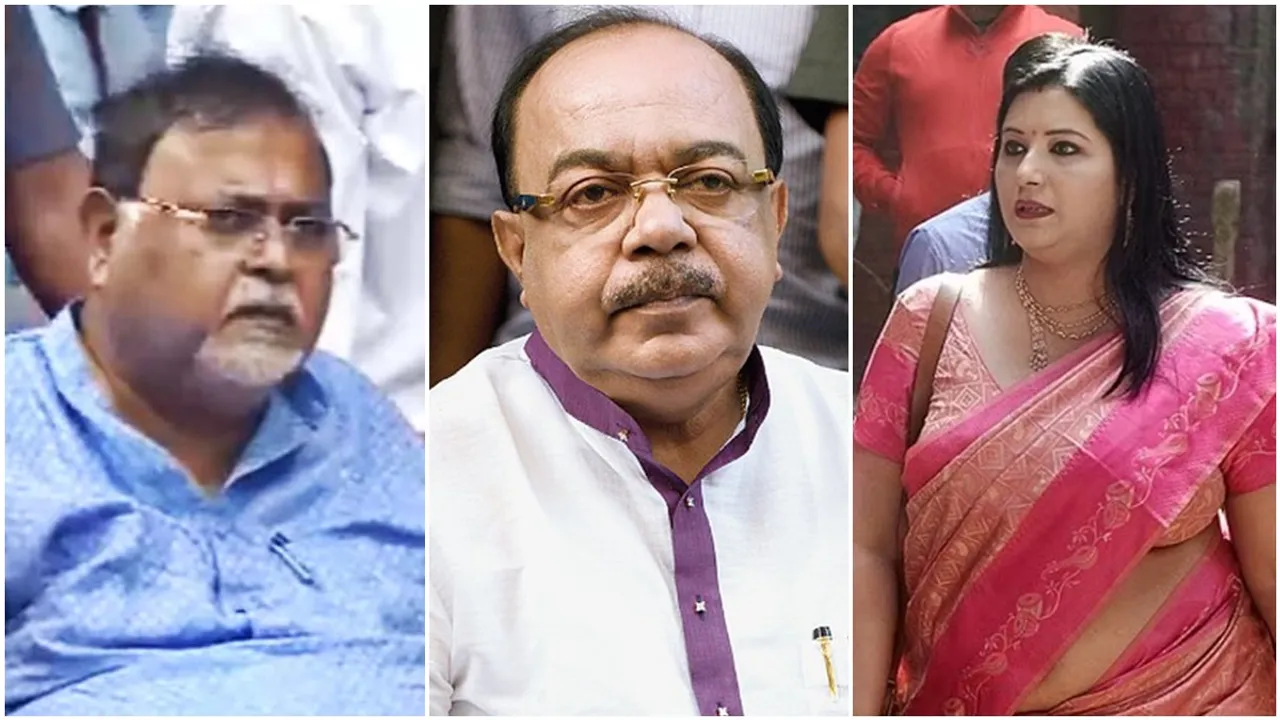sovan chaterjee meet partha chaterjee in alipore court lock-up , পার্থ চ্যাটার্জীর সঙ্গে কোর্ট লকআপে কথা শোভন চট্টোপাধ্যায়ের