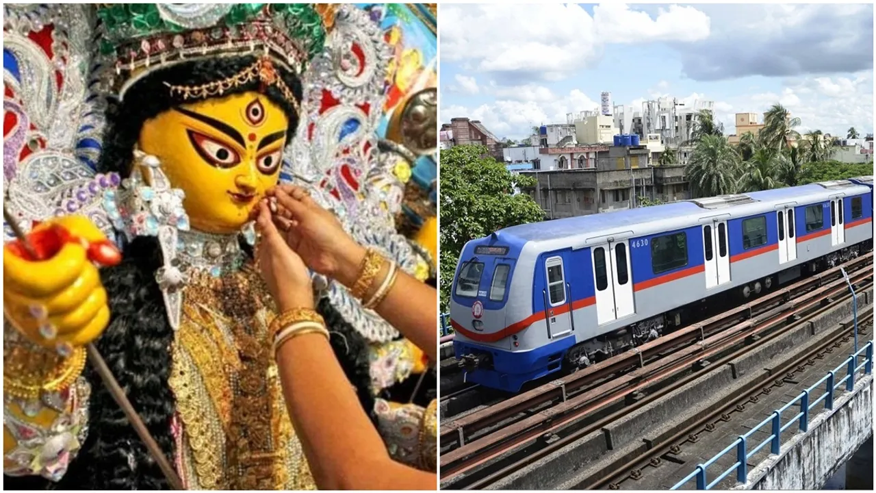 kolkata metro rail special service for durga puja 2023