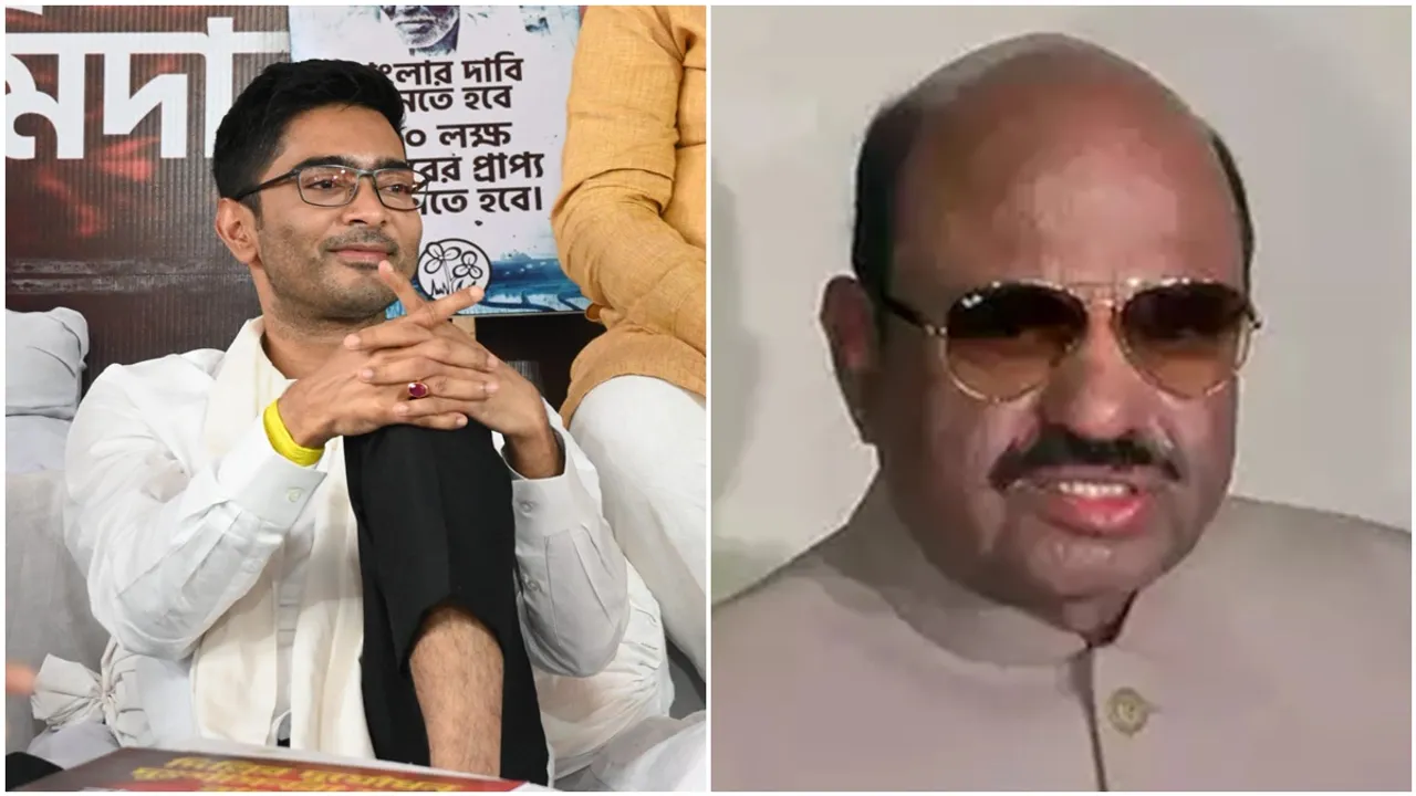 Abhishek Banerjee challenged Bengals Governor CV Ananda Bose from dharna in front of Raj Bhavan , রাজভবনের সামনের ধরনা থেকে রাজ্যপালকে চ্যালেঞ্জ অভিষেকের