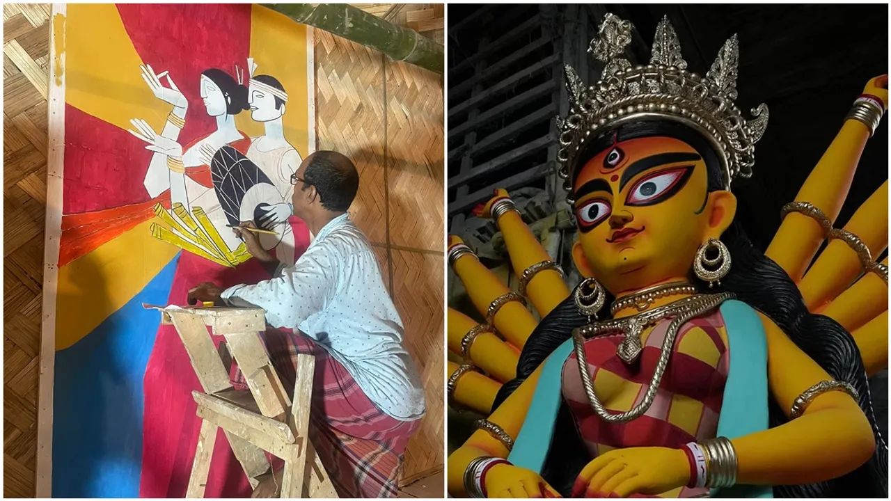 Durga Puja, Salt Lake, Theme Pujas, Manipur