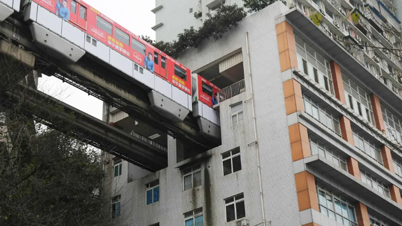 Unique Rail Transport in China,China train runs through apartment,Train runs through apartment video,Chongqing,China,Train,chongqing train,China chongqing train,train runs through apartment building,chongqing china,train runs through apartment building china,china viral video,ajab gajab news,viral news,omg news,amazing news,shocking news,trending news,hatke khabar,khabren zara hatke,weird news,ajeebogareeb khabar,omg khabar,hatke news,Chongqing train through building,china train,train passes through buildin"