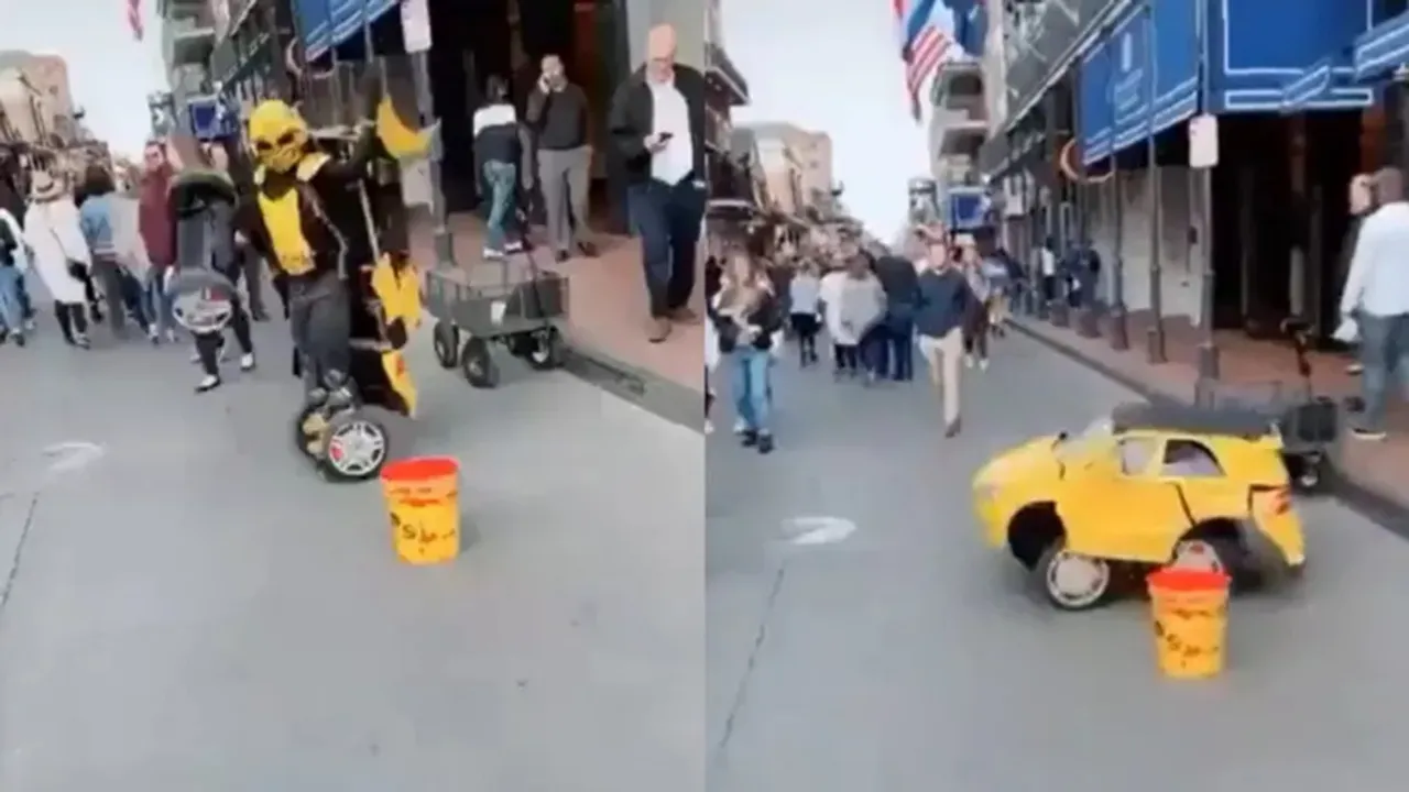 Viral Video, transformer, Man Become Car, Guy turn into Car, Amazing Videos, Trending News, Viral News
