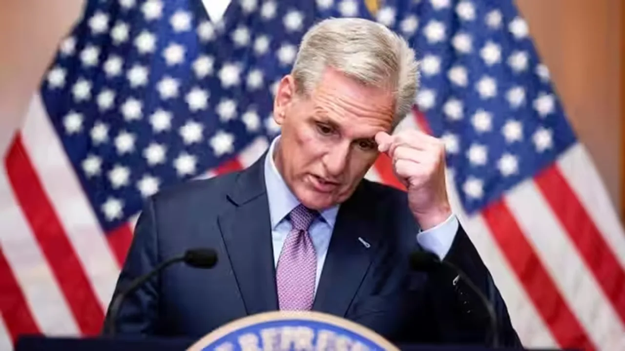 Kevin McCarthy, Speaker of the United States House of Representatives, Republican Party, kevin mccarthy, mccarthy, matt gaetz, speaker of the house, patrick mchenry, mccarthy speaker, nancy mace, steve scalise, gaetz, speaker mccarthy, kevin mccarthy news, house of representatives, hakeem jeffries, mccarthy news, house speaker, speaker of the house vote, mccarthy vote, tim burchett, mcarthy, house speaker vote, mccarthy removal, mccarthy ousted, how many votes needed to oust speaker, andy biggs"