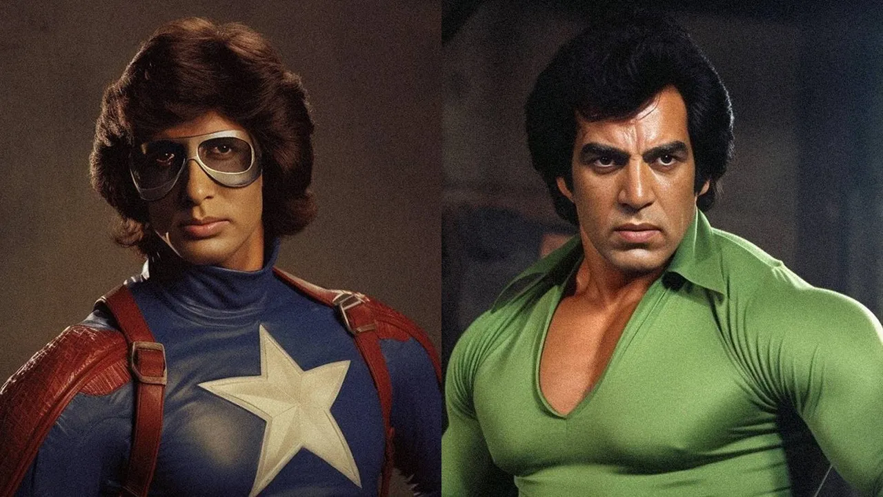 AI Photos: If 80s Bollywood actors had become Avengers then their look would have been like this
