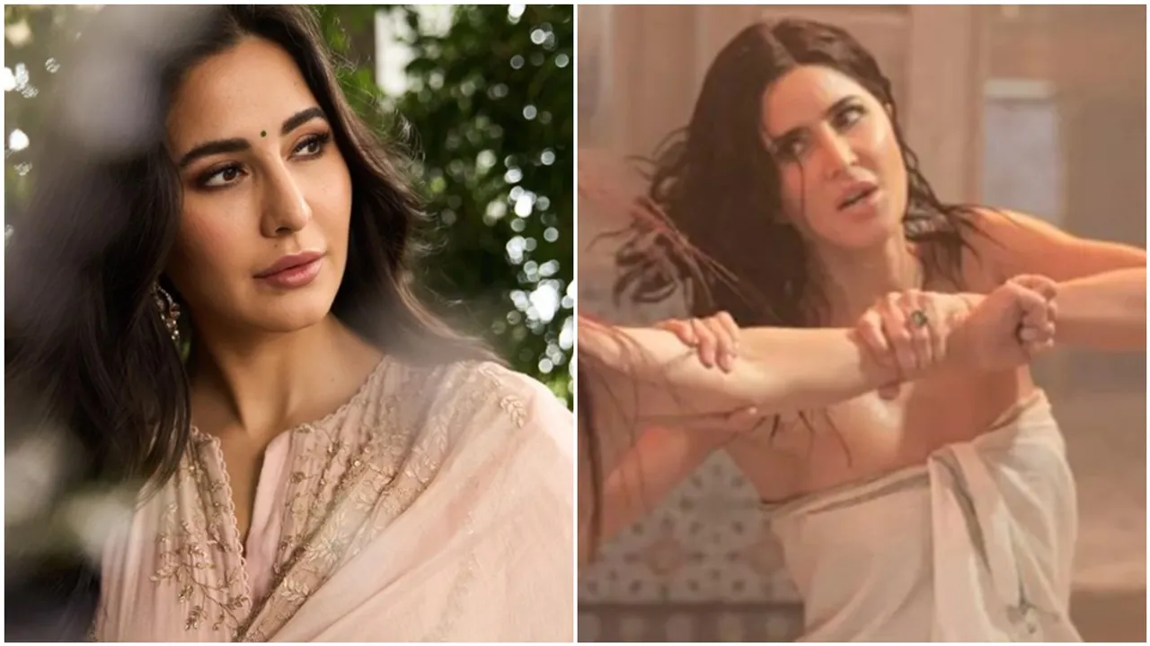 Katrina Kaif fight sequence in tiger three in towel