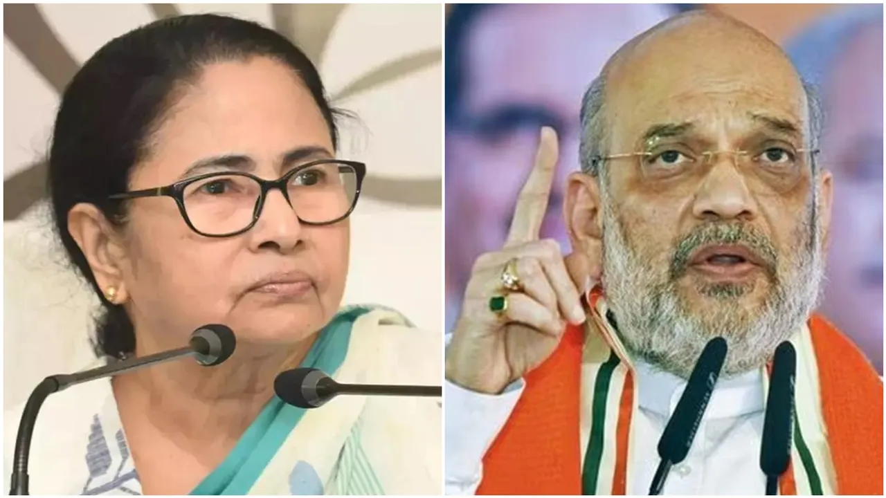 Amit Shah said standing at Ram Mandir in Kolkata I will insist on change of Bengal , অমিত শাহ সন্তোষ মিত্র স্কোয়ার রামমন্দির পরিবর্তন দুর্গা পুজো ২০২৩
