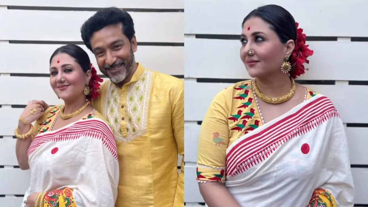 Swastika Mukherjee pujo vibe still continues