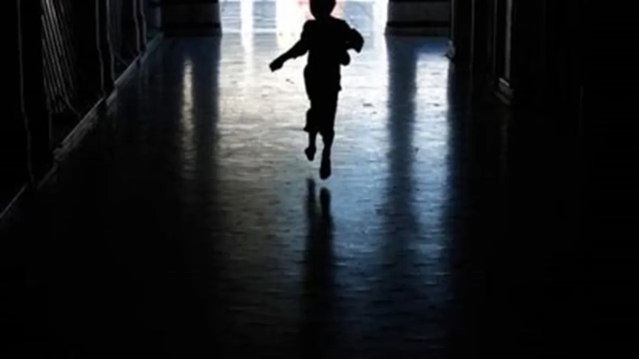 parents left the 9 year old child in a secluded place to stop his mischief