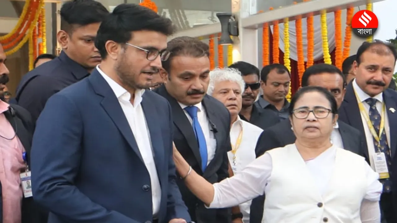 BGBS 2023: CM Mamata Banerjee announces Sourav Gangauly as the new brand ambassador of Bengal