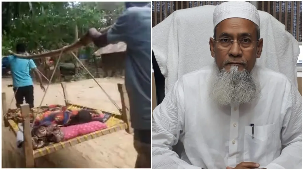 WB minister Siddiqullah Chowdhury commented that the girl from Bamangola died not because of bad road but because of fate , খারাপ রাস্তার কারণে আ্যম্বুলান্স যেতে নারাজ ফলে বামগোলায় খাটিয়া করে হাসপাতালে পৌঁছলে তরণীকে মৃত বলে ঘোষণা চিকিৎসকদের,