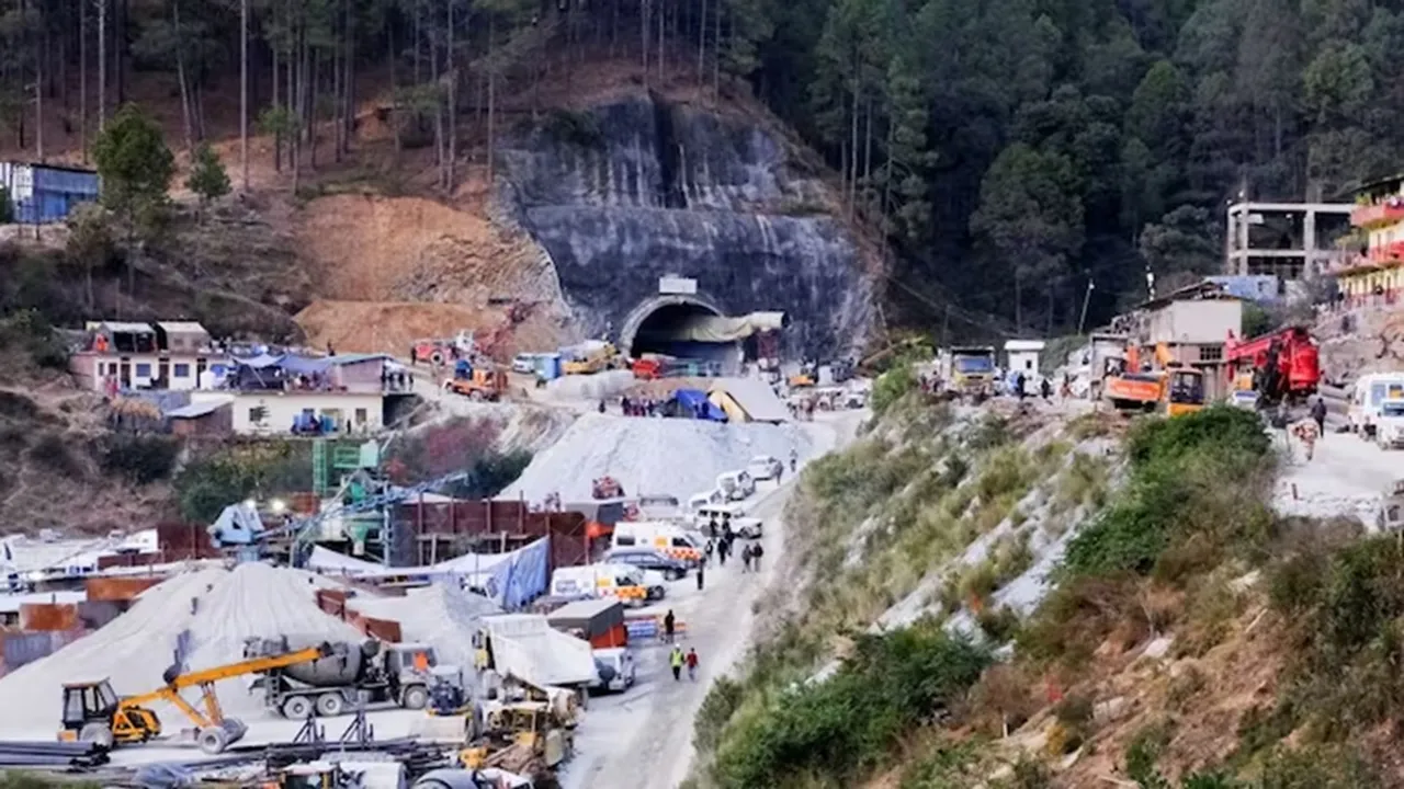 "Uttarkashi tunnel collapse, Uttarkashi tunnel rescue operation, Uttarkashi tunnel collapse news, Uttarkashi Tunnel crash, Silkyara tunnel, district uttarakhand, Uttarakhand CM Pushkar Singh Dhami, NHIDCL, uttarakhand tunnel news",