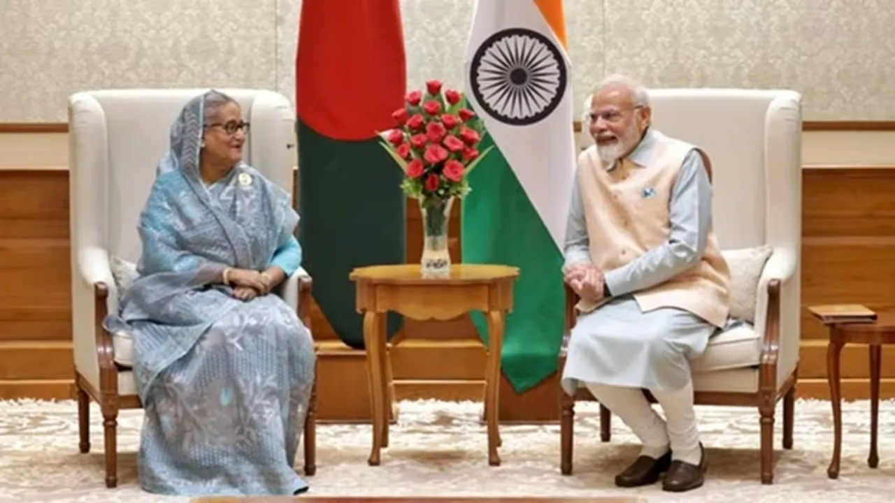 PM Modi, Sheikh Hasina, Bangladesh, India news, India, Bangladesh India relations, PM Modi seech, Hasina, indian express