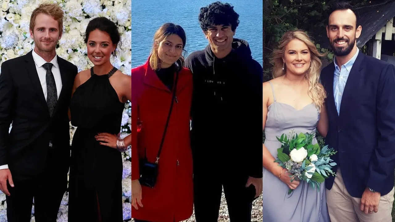 India Vs New Zealand | New Zealand team cricketers wife