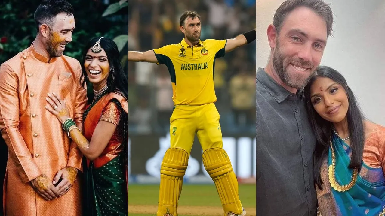 Glen Maxwell Aus vs afg | Maxwell Wife