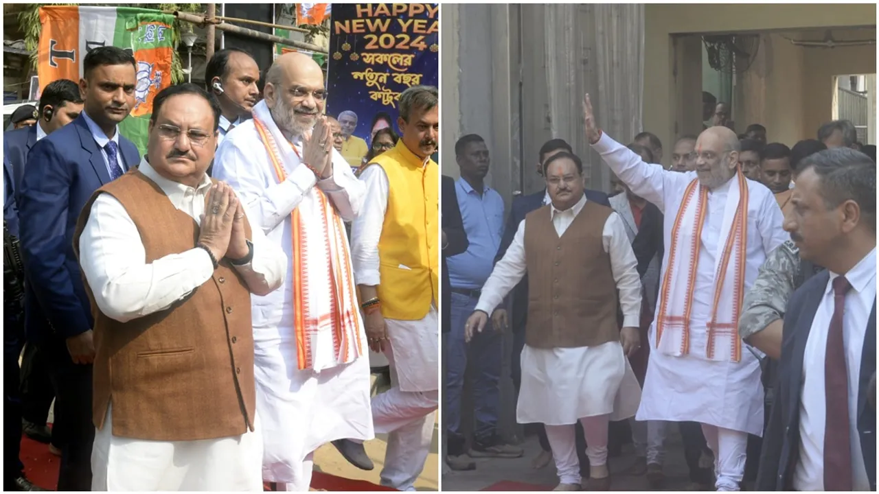 Amit Shah and Jp Nadda meet with West Bengal leadership