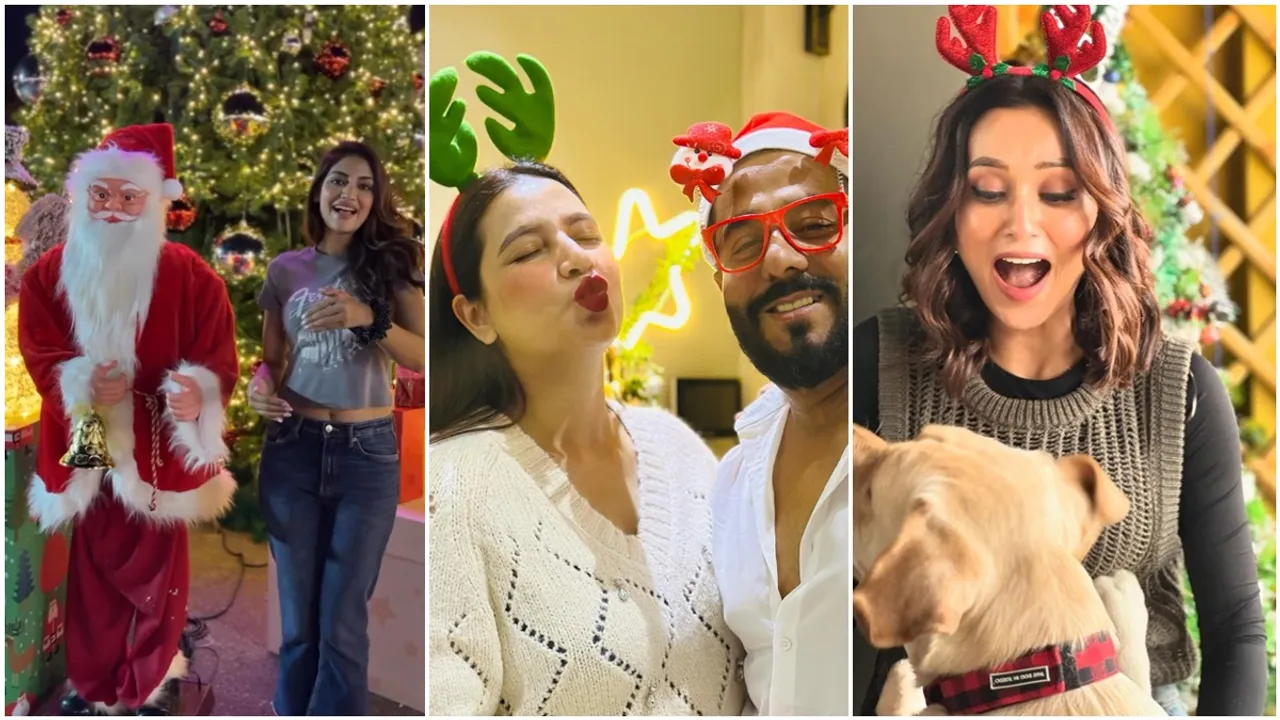 Tollywood actress Christmas celebration shubhasree Nusrat mimi
