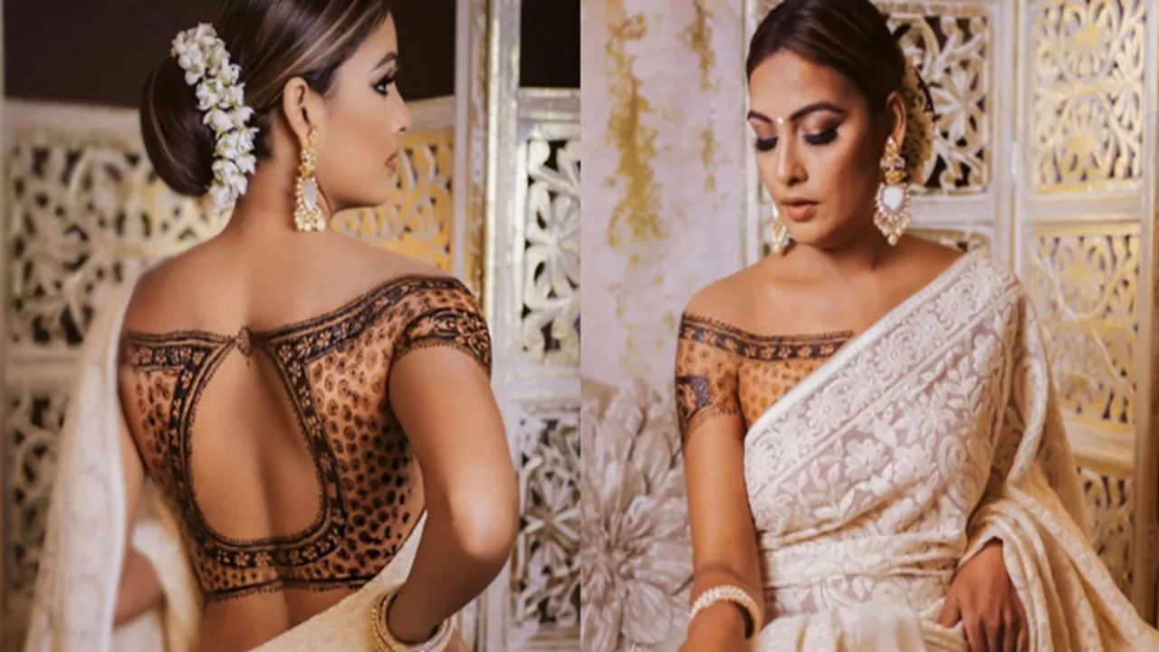 Blouse, VIral Video, fashion, blouse design video, woman wearing henna blouse video, latest fashion video, latest trending video, fashion model video, latest funny video